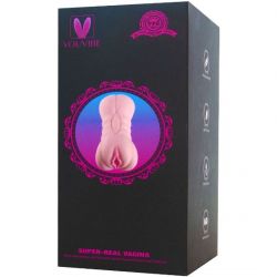 Masturbador Duplo Vagina e Ânus Túnel Texturizado 15cm  - MA070