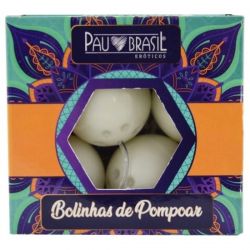 Kit Bolinha de Pompoar Bege 4 de 3,5cm - 00781