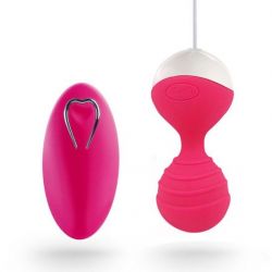Bolas de Pompoar Wireless com 10 Vibrações USB Pink – Y15D9G9PK